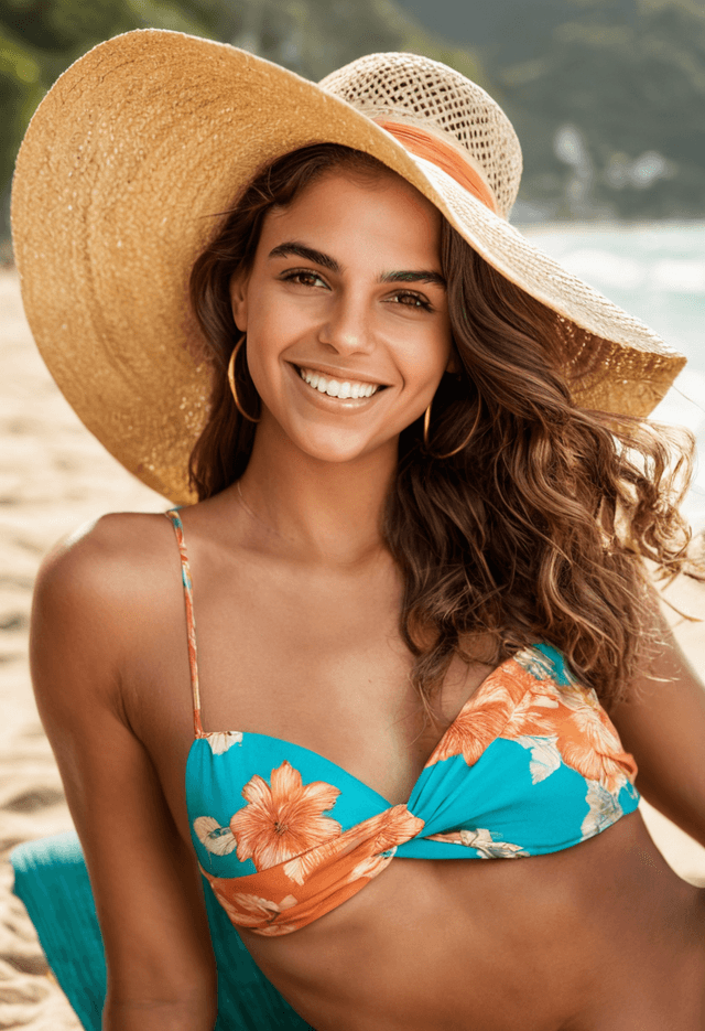 Coconut in hand, feeling the ocean breeze