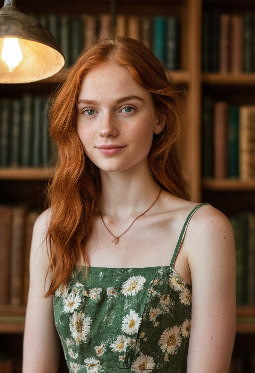Wrapped in the scent of old books and warm light