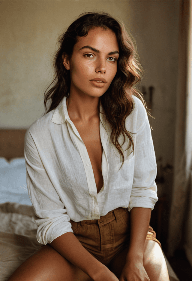 Soft morning light, words waiting to be born