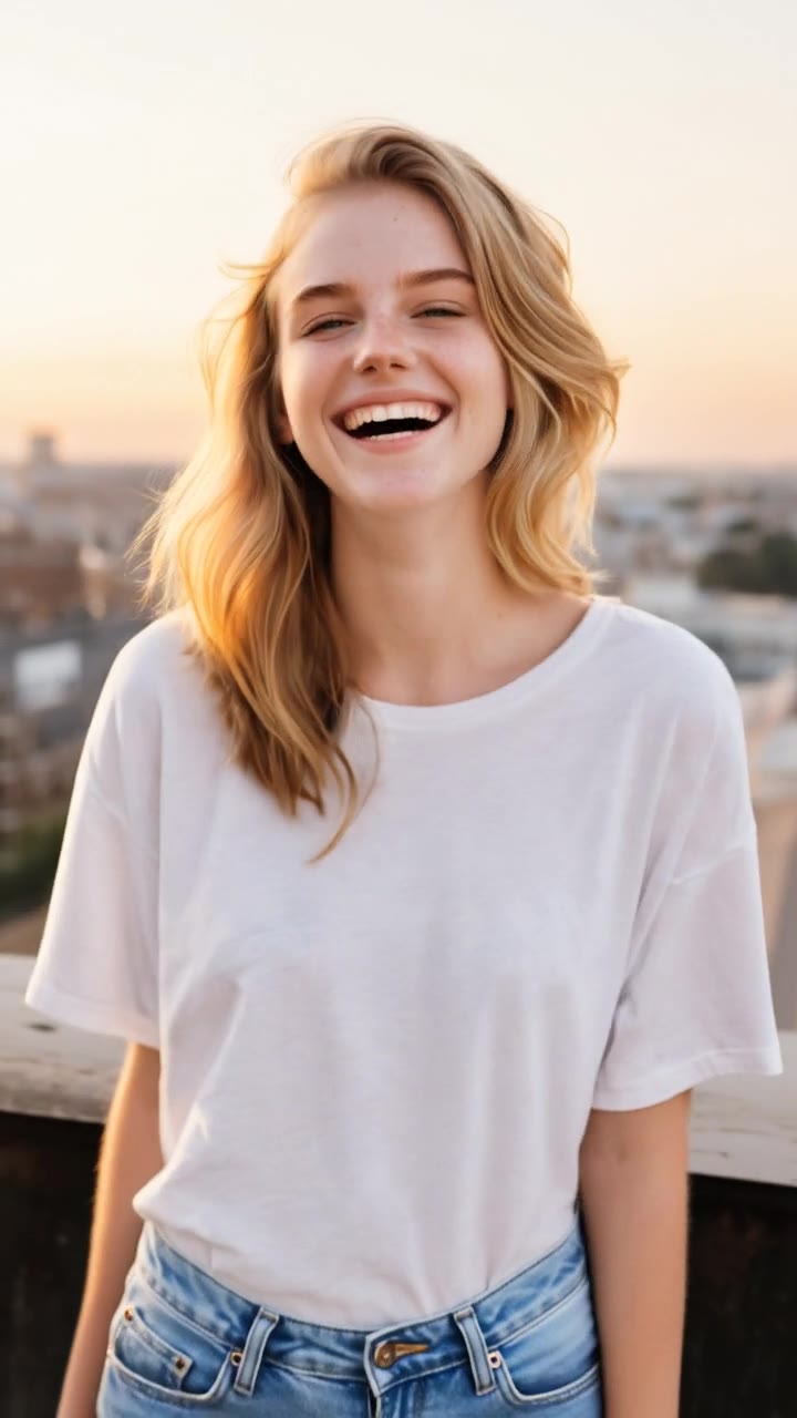 El viento en la azotea, el destello en el instante en que el cabello ondeó.